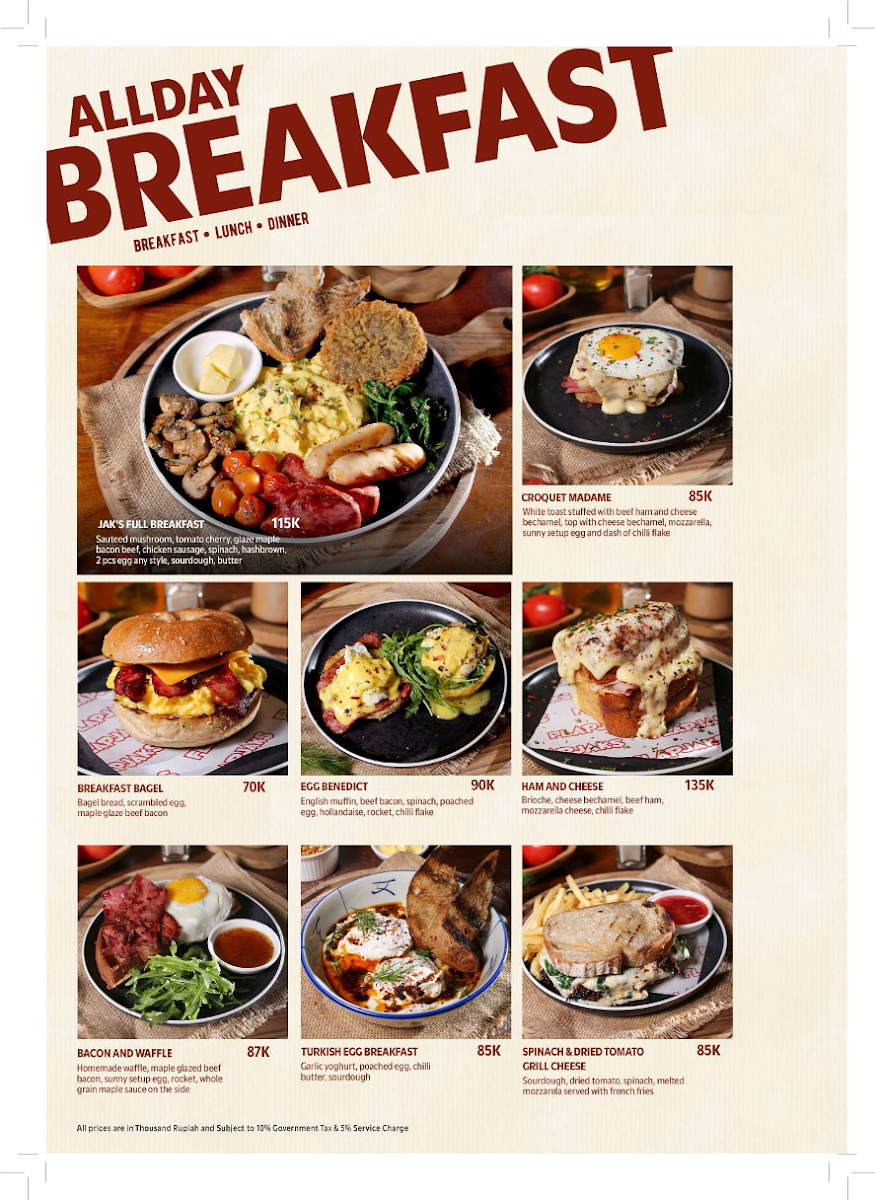 Flapjaks Kartika Plaza Kuta Menu 1