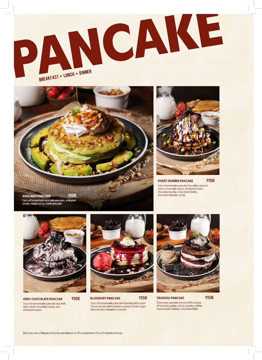 Flapjaks Kartika Plaza Kuta Menu 3
