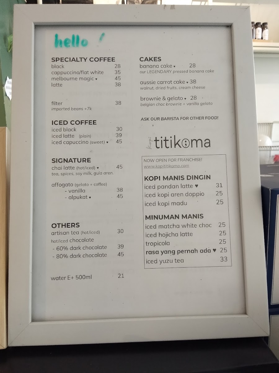 Titik Koma Tenggilis Menu 6