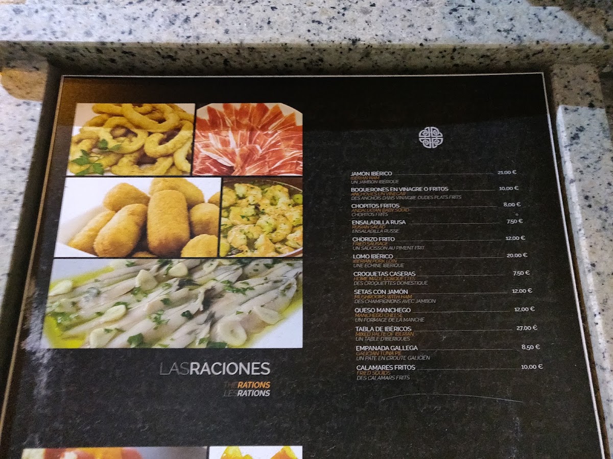 O'Faro Finisterre Menu 9