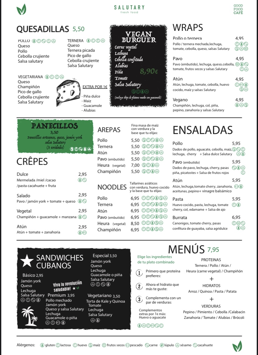 Salutary - Fresh food Torrejon de Ardoz Menu 1