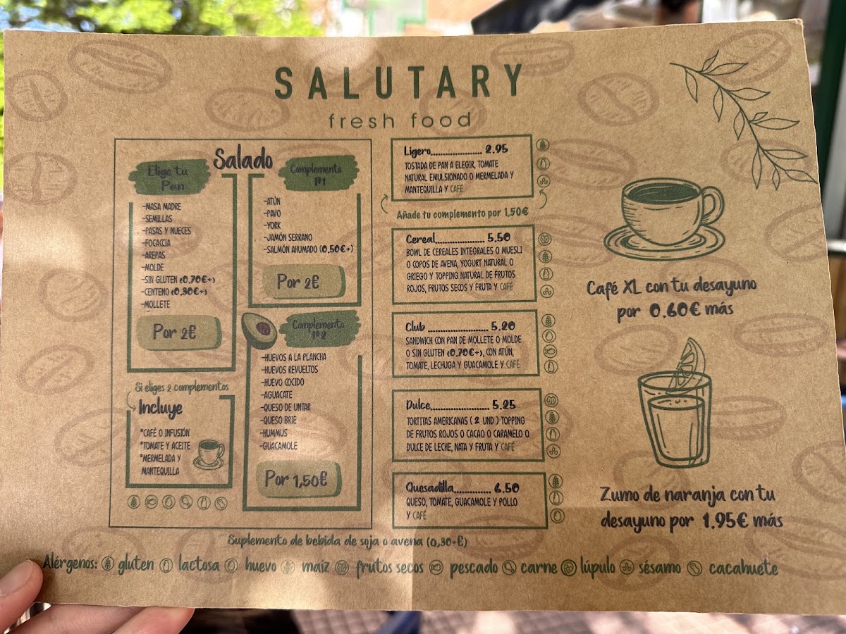 Salutary - Fresh food Torrejon de Ardoz Menu 2