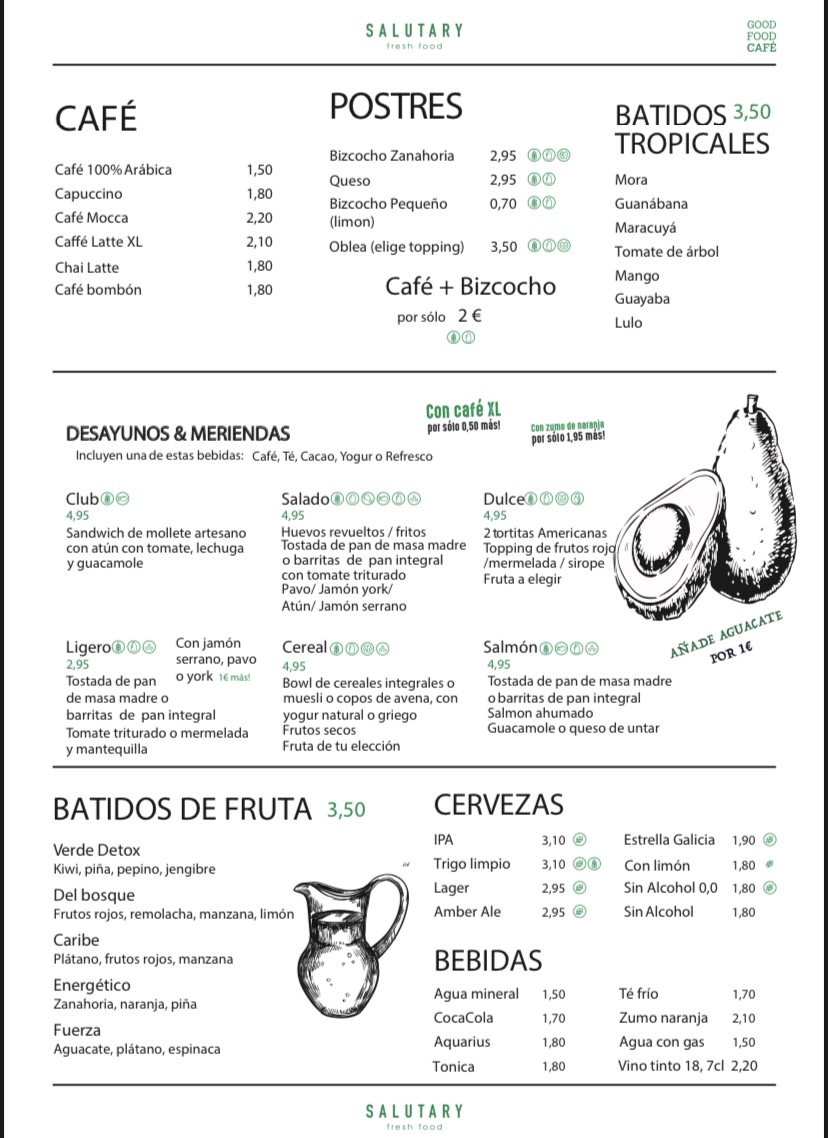 Salutary - Fresh food Torrejon de Ardoz Menu 3