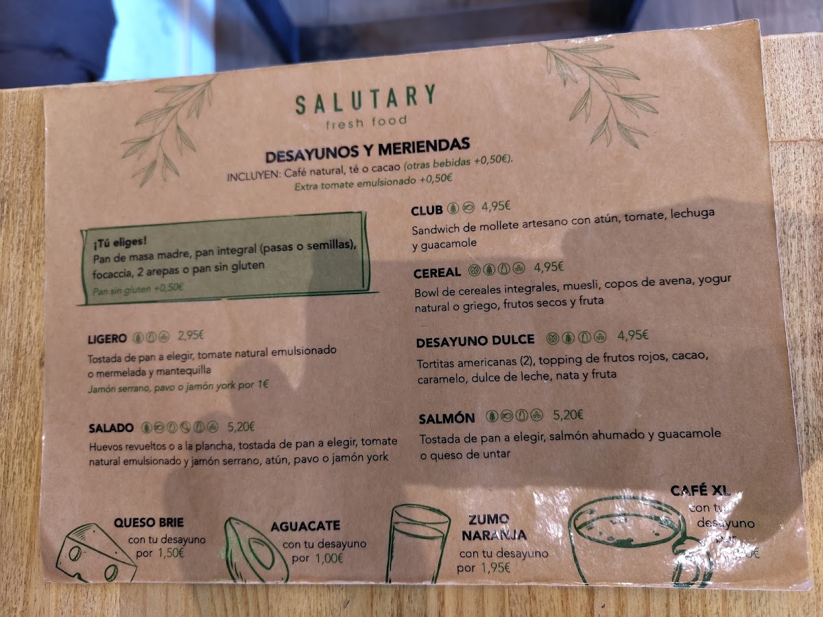 Salutary - Fresh food Torrejon de Ardoz Menu 5
