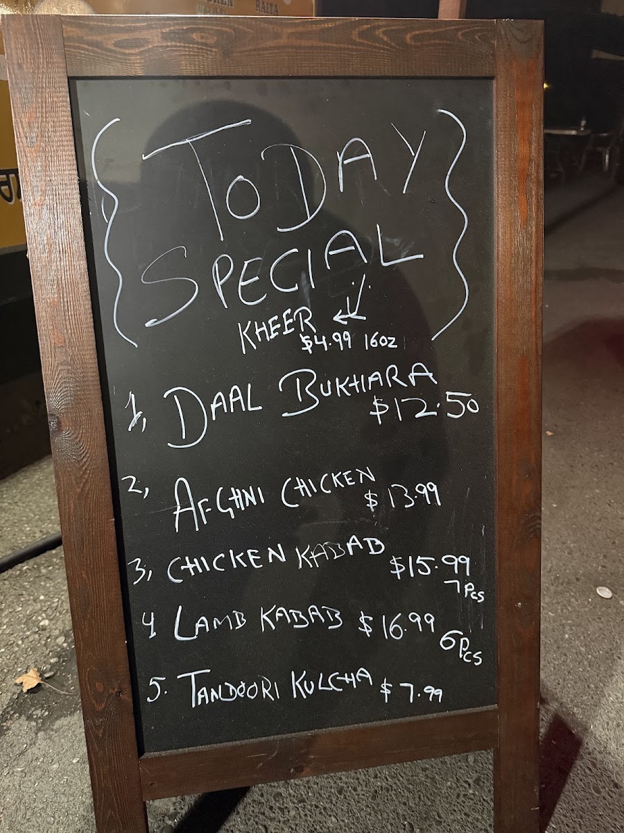Indian Curry Corner Menu 1