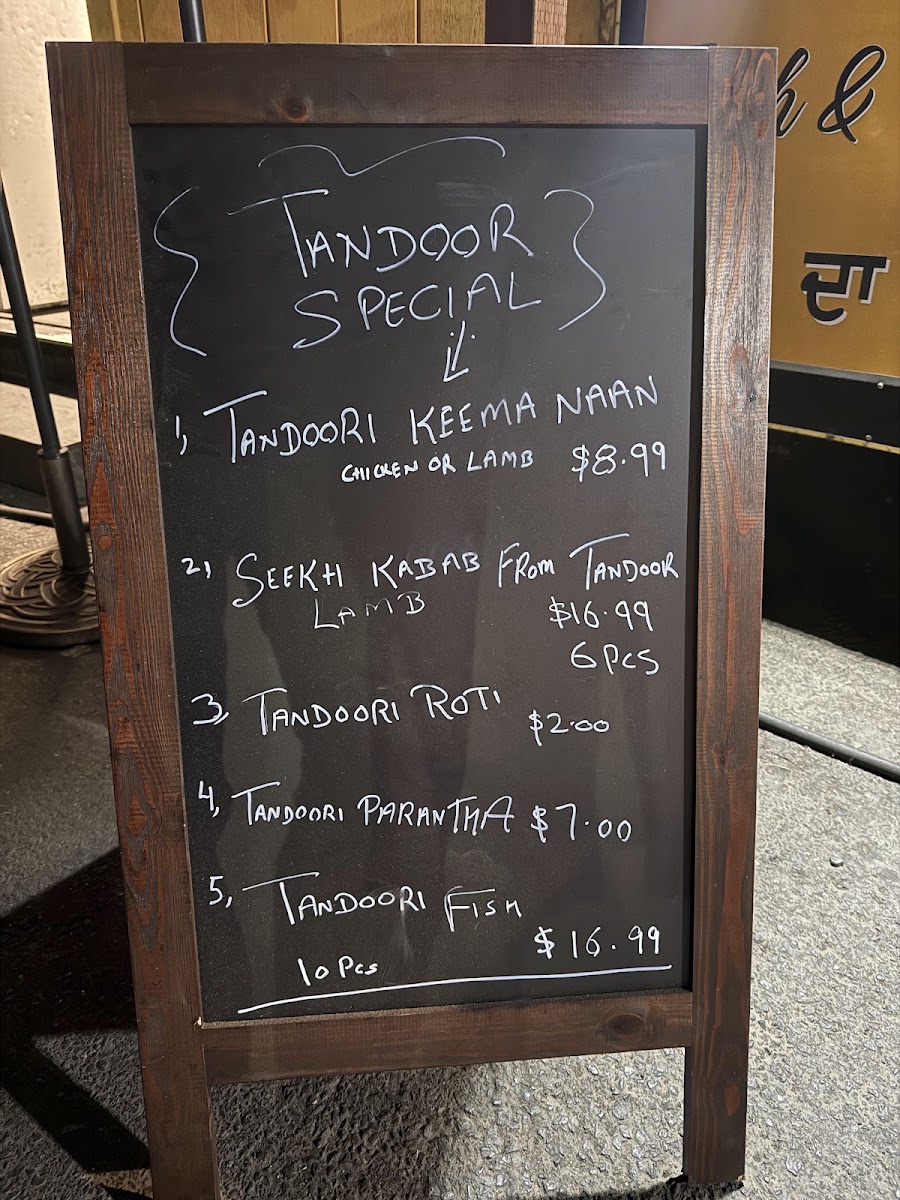 Indian Curry Corner Menu 3