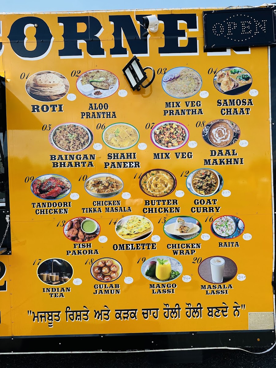 Indian Curry Corner Menu 4