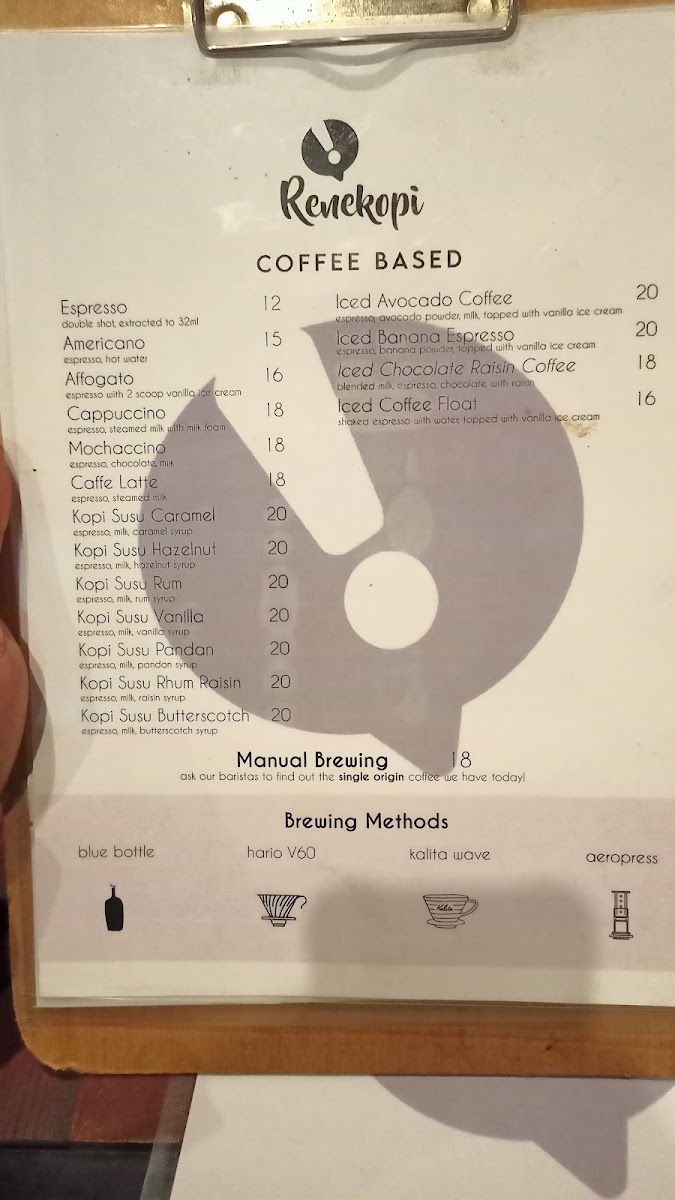 Renekopi Menu 3