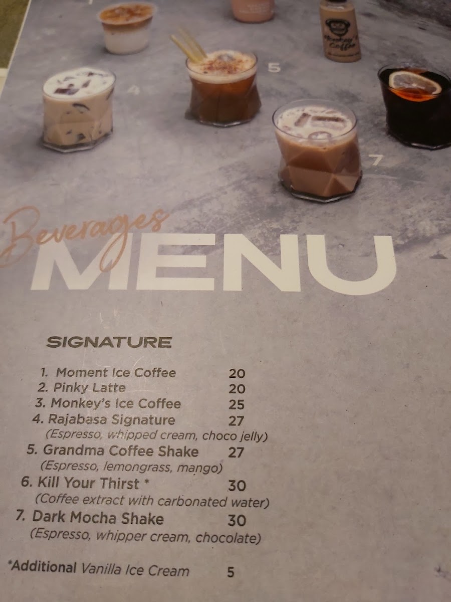 Moment Coffee & Space Menu 4