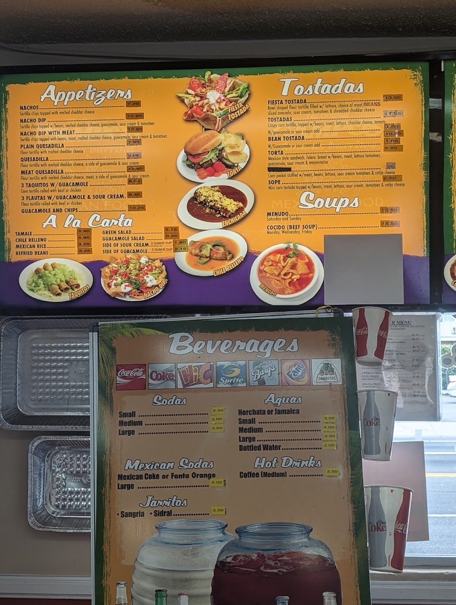 Campos Famous Burritos Menu 1