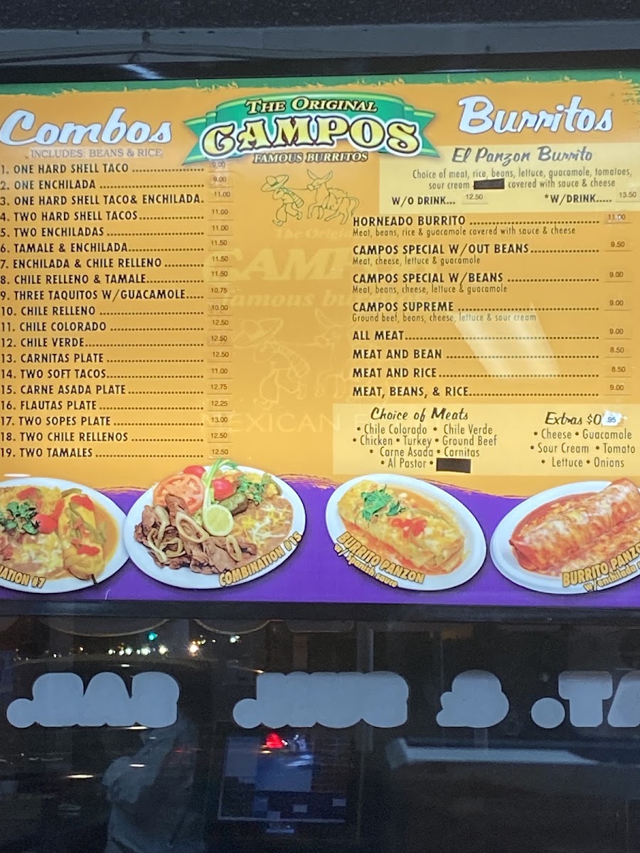Campos Famous Burritos Menu 5