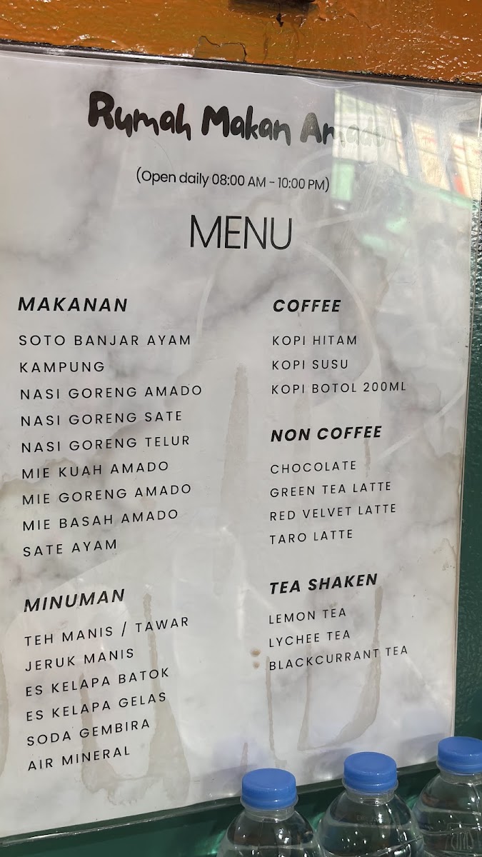 RM. Amado - Soto Banjar Menu 1