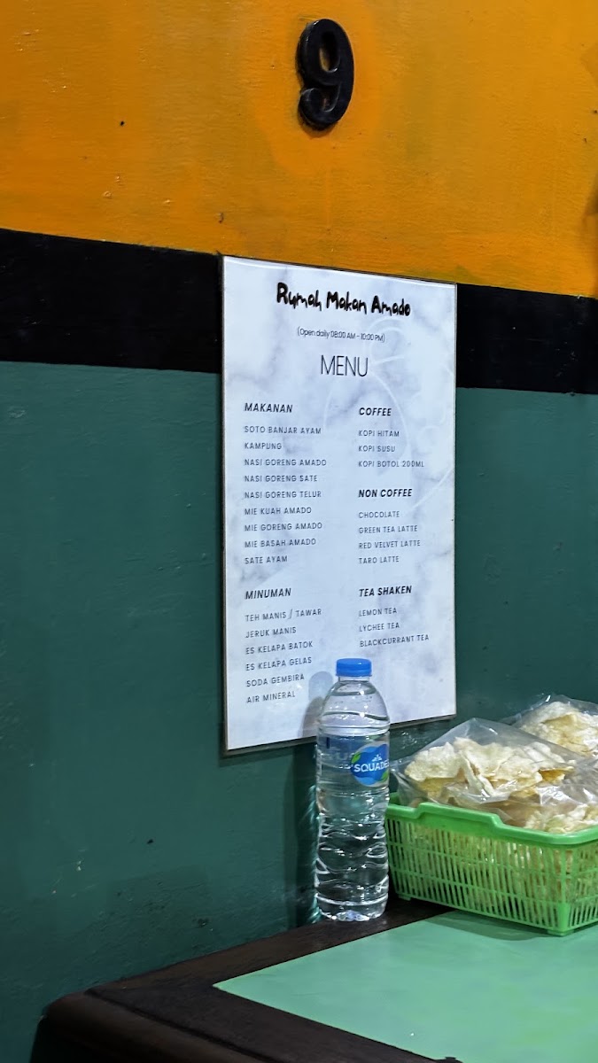 RM. Amado - Soto Banjar Menu 10