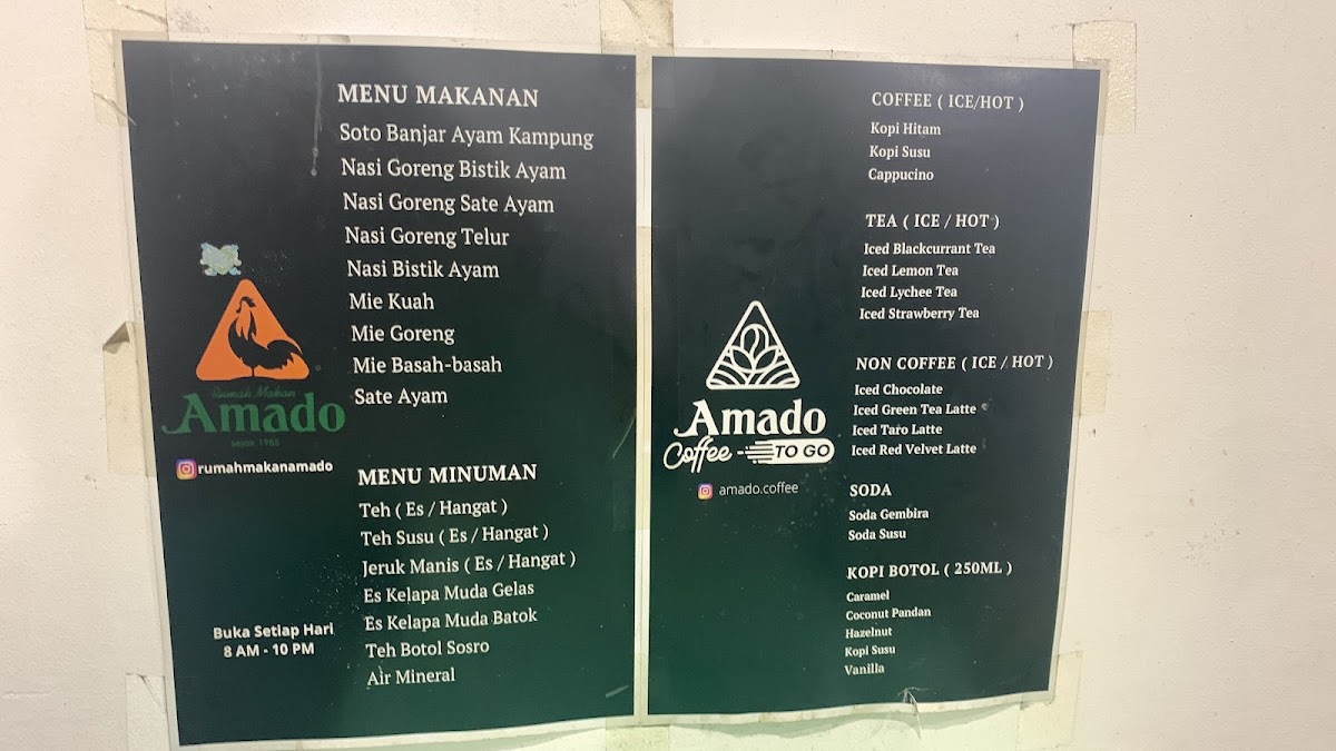 RM. Amado - Soto Banjar Menu 9