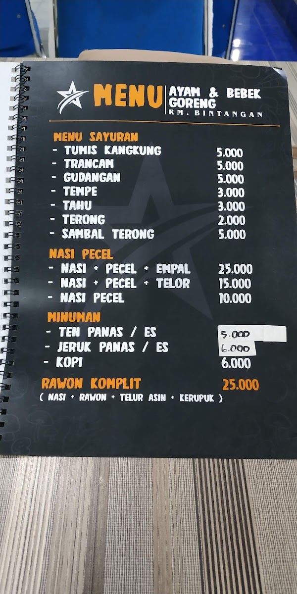 Rumah Makan Bintangan Menu 2