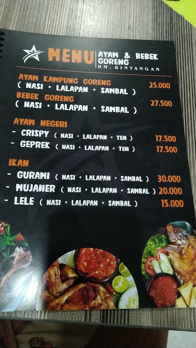 Rumah Makan Bintangan Menu 5