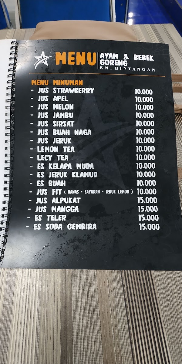 Rumah Makan Bintangan Menu 6