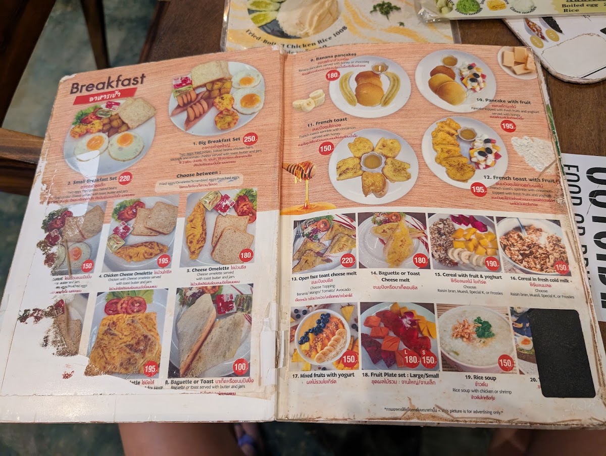 Railay Beach Cafe Menu 10