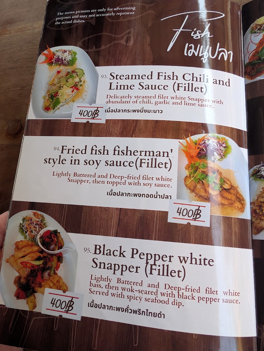 Railay Beach Cafe Menu 2