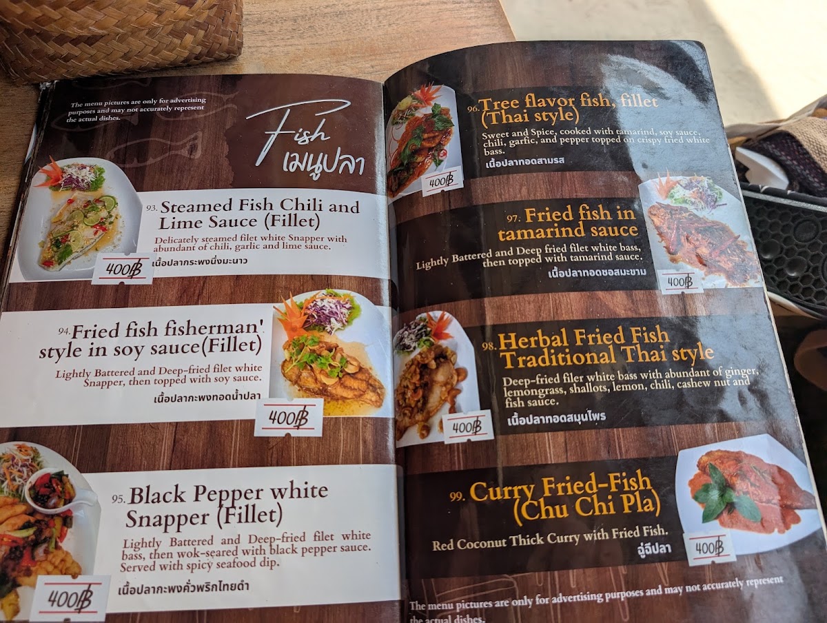 Railay Beach Cafe Menu 9