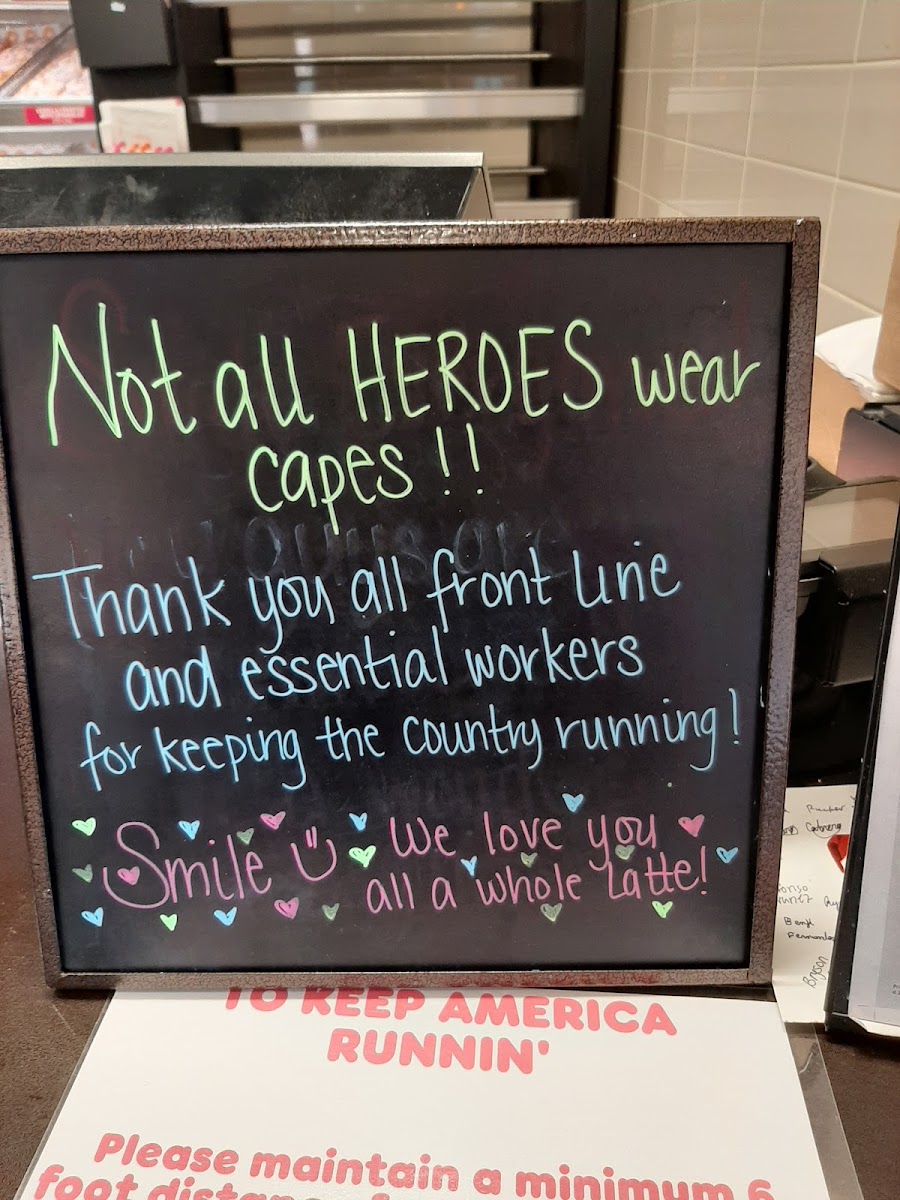 Dunkin' Menu 1