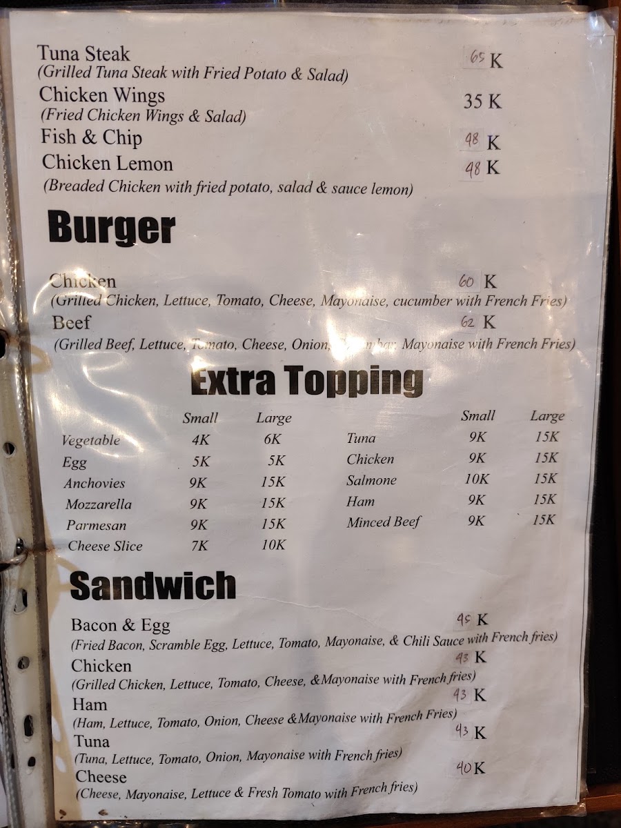 Alam pizza Menu 9