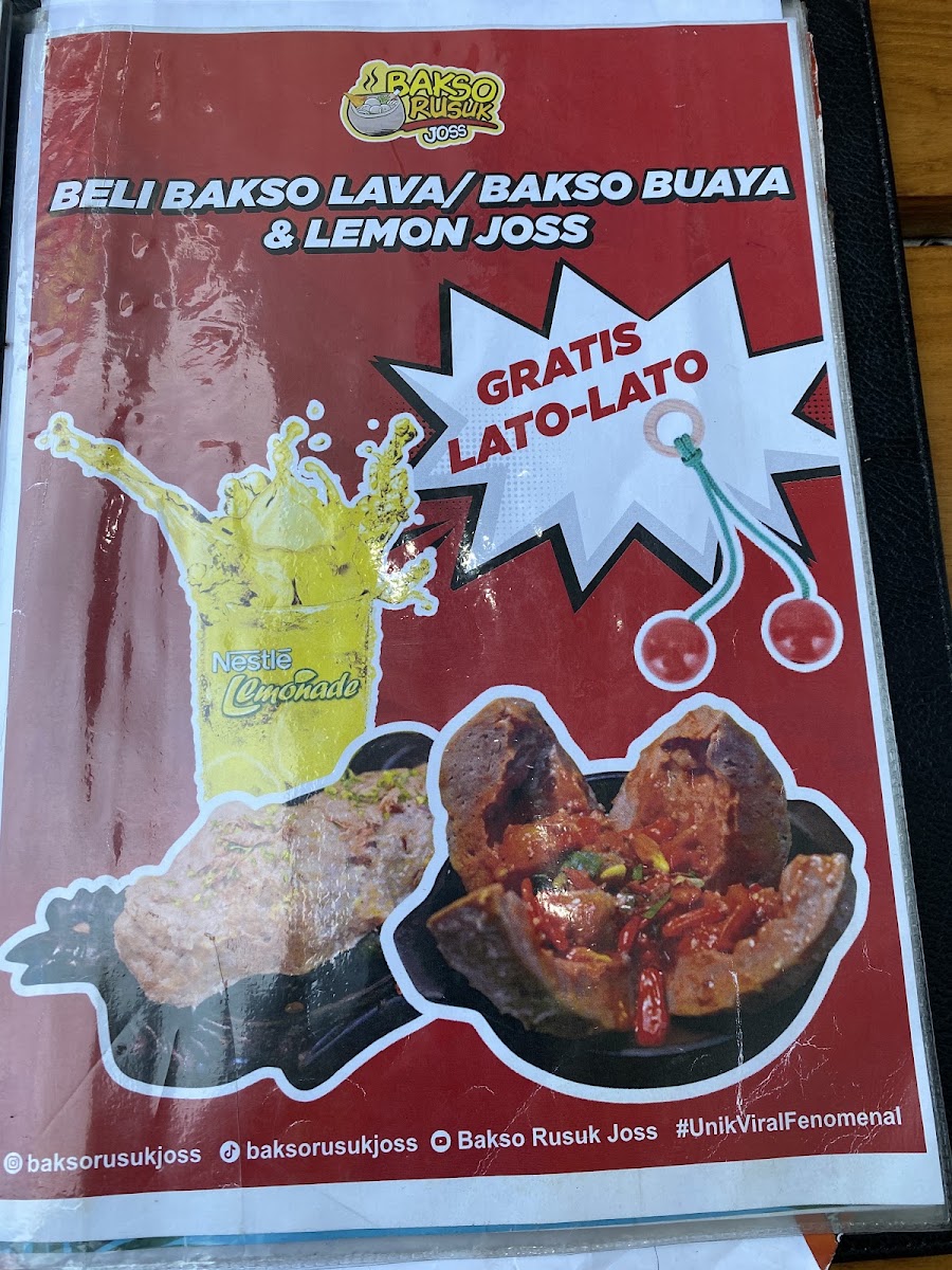 Ketan Susu Kemayoran 1958 Menu 6