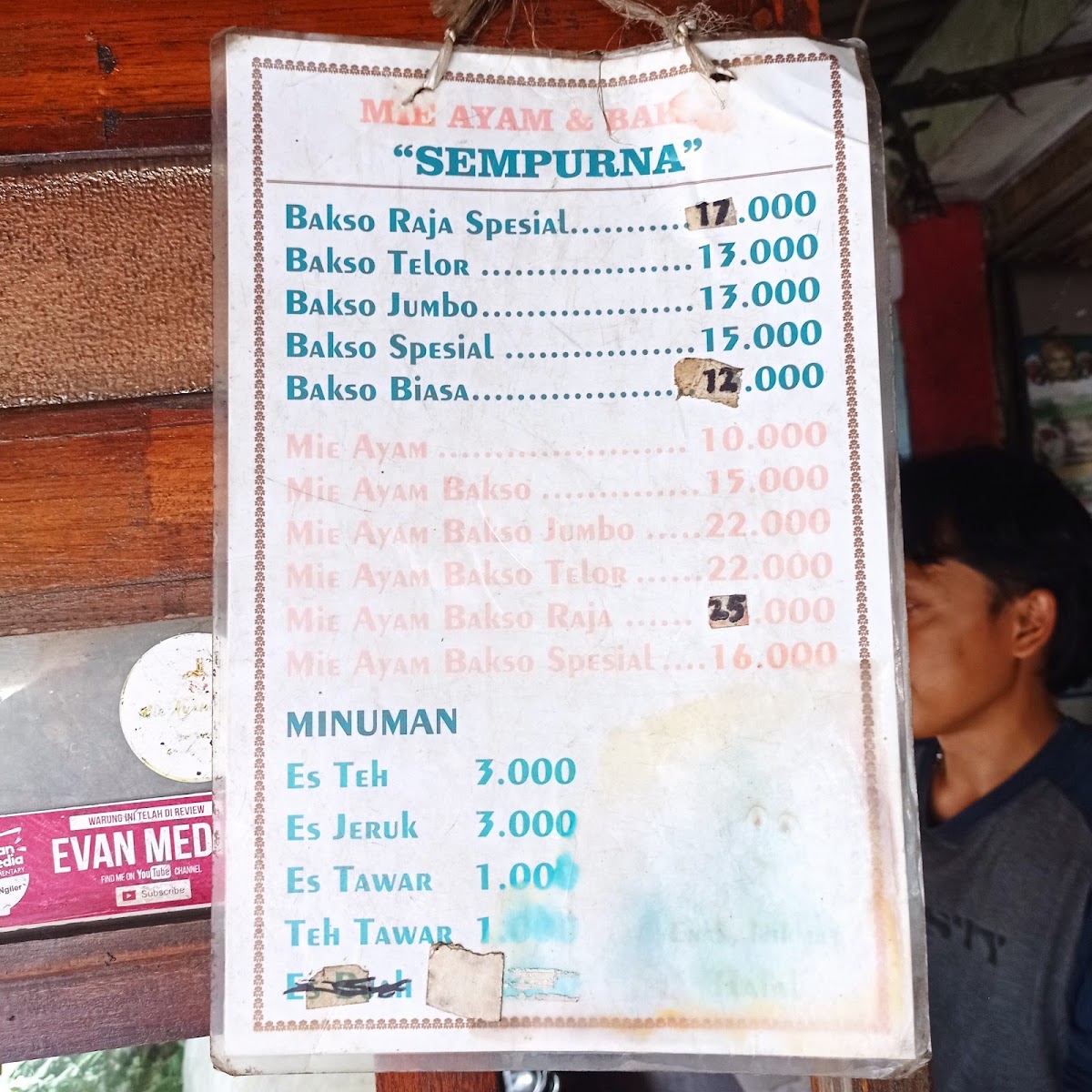 Mie Ayam & Bakso Sempurna Wonogiri Menu 9