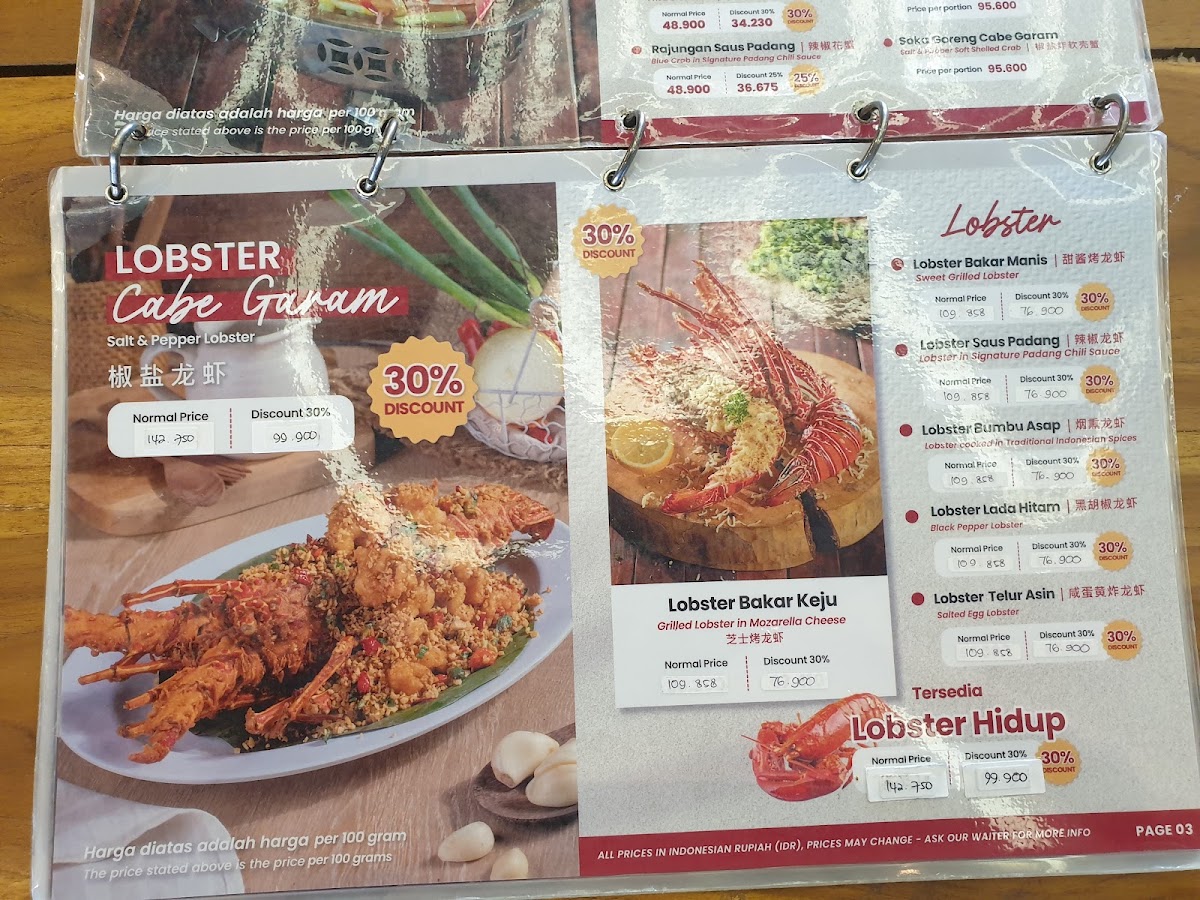 Depot Tanjung Pinang Menu 1