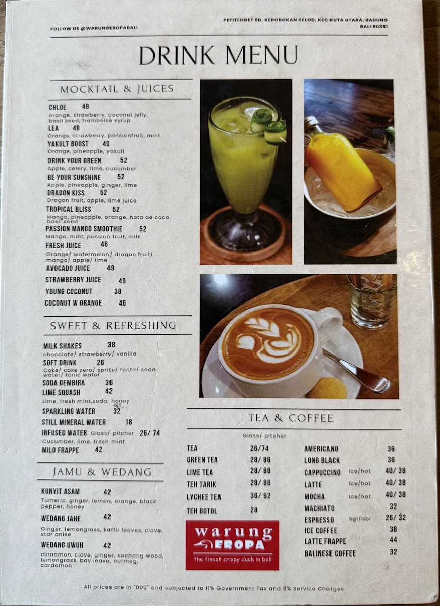 Warung Eropa Menu 4