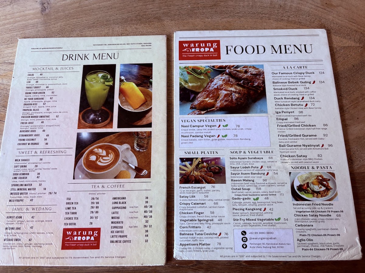 Warung Eropa Menu 5