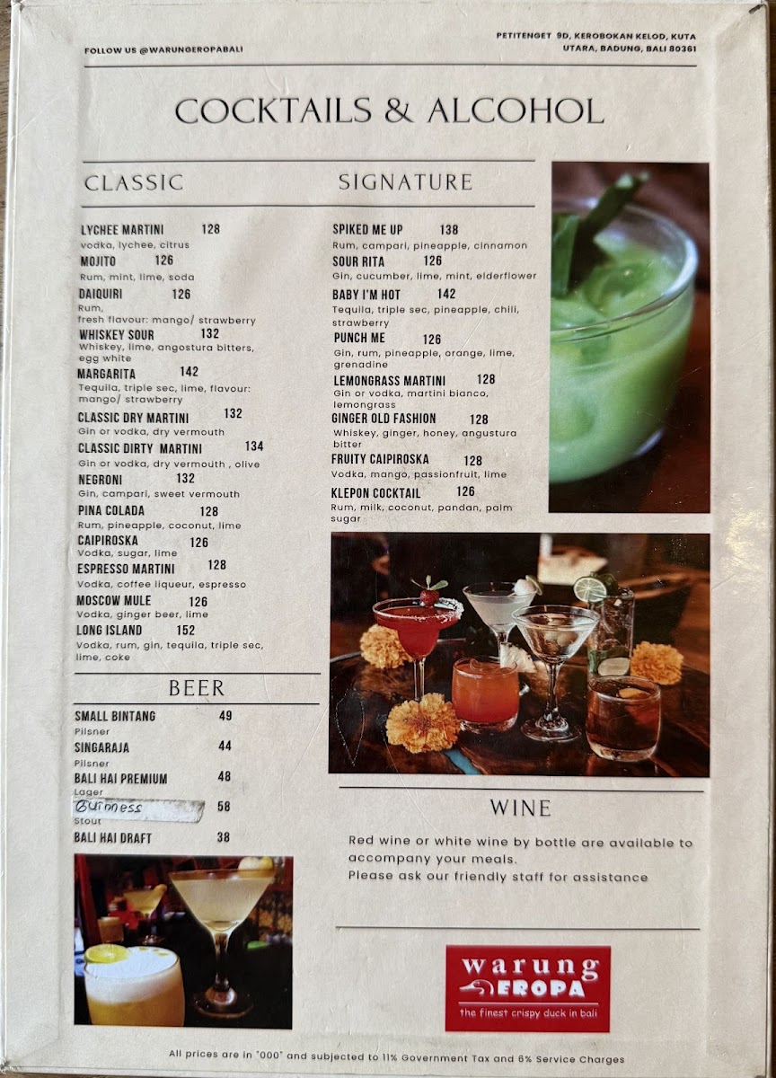 Warung Eropa Menu 6
