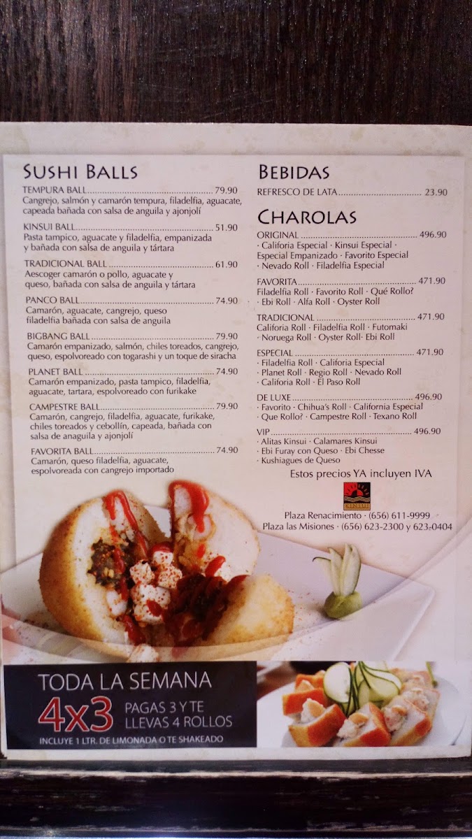 Kinsui Menu 6