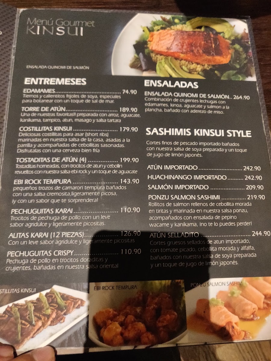 Kinsui Menu 9