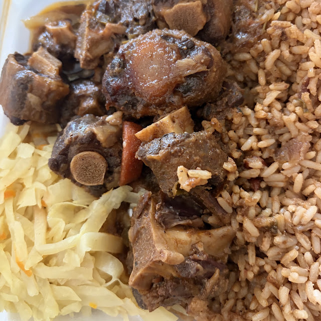 Oxtail Rice and Cabbage