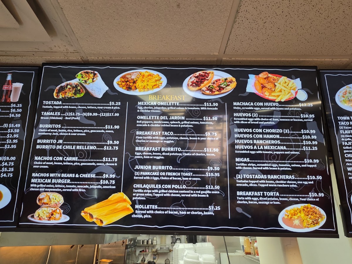 El Grande Burrito Menu 6