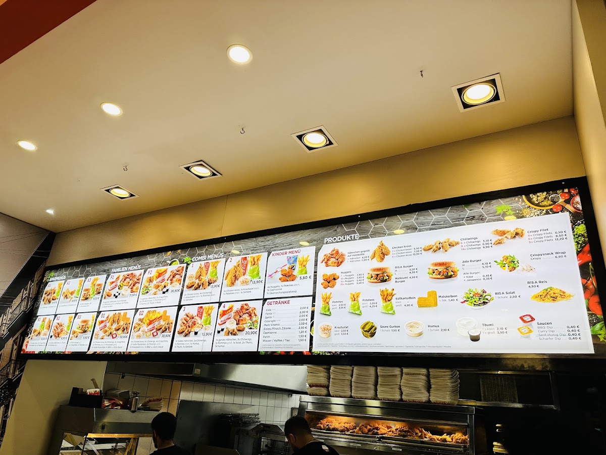 Risa Chicken Menu 5