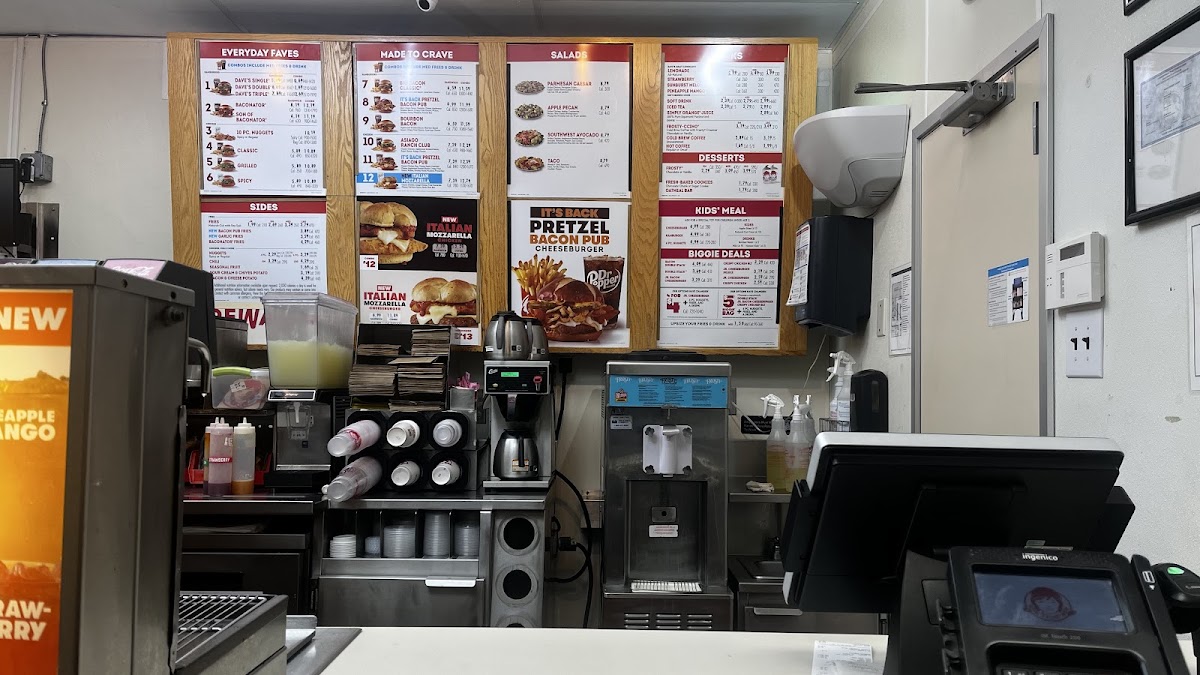 Wendy's Menu 1
