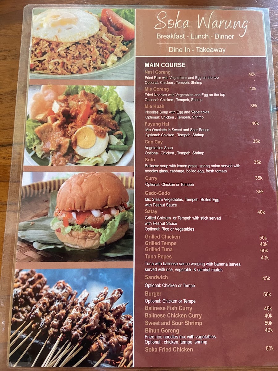 Soka Warung Menu 10
