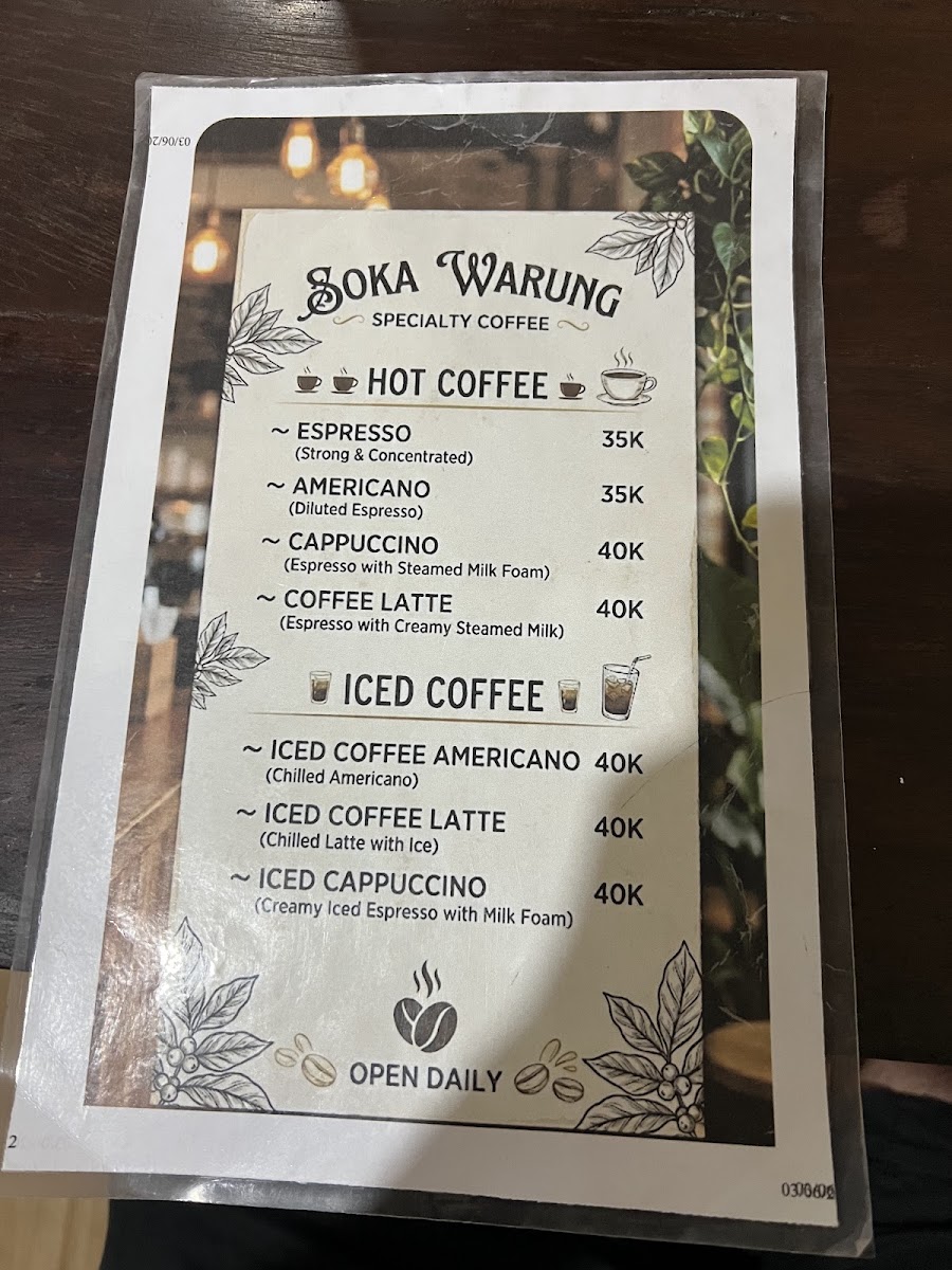 Soka Warung Menu 6