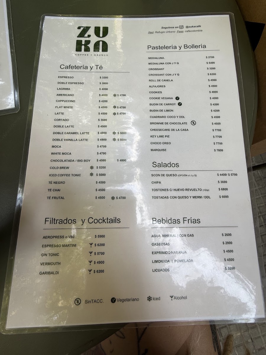 Zuka Cafe de Especialidad Grecia Menu 4