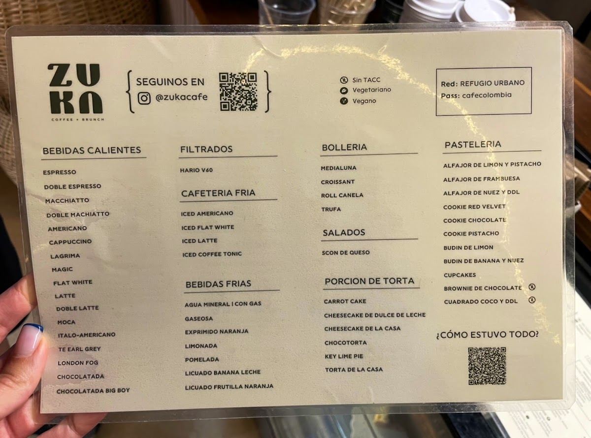 Zuka Cafe de Especialidad Grecia Menu 6