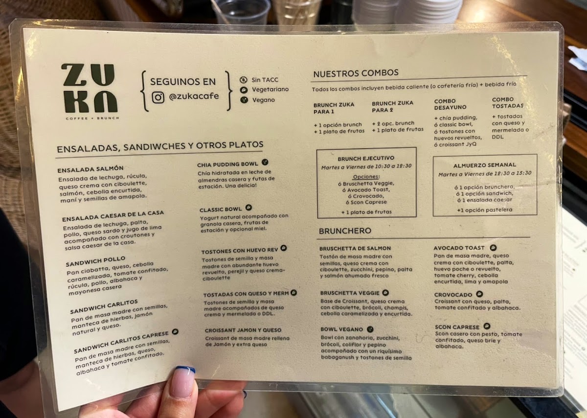 Zuka Cafe de Especialidad Grecia Menu 8