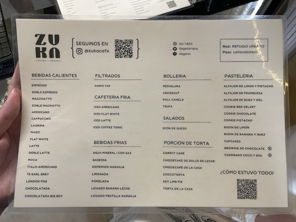 Zuka Cafe de Especialidad Grecia Menu 9
