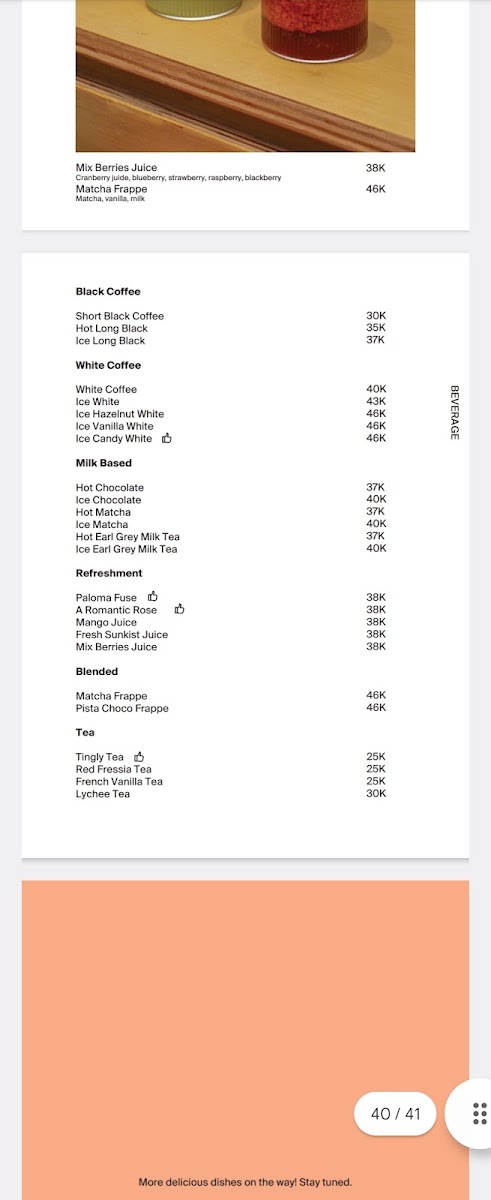 BYASA CAFE Menu 7