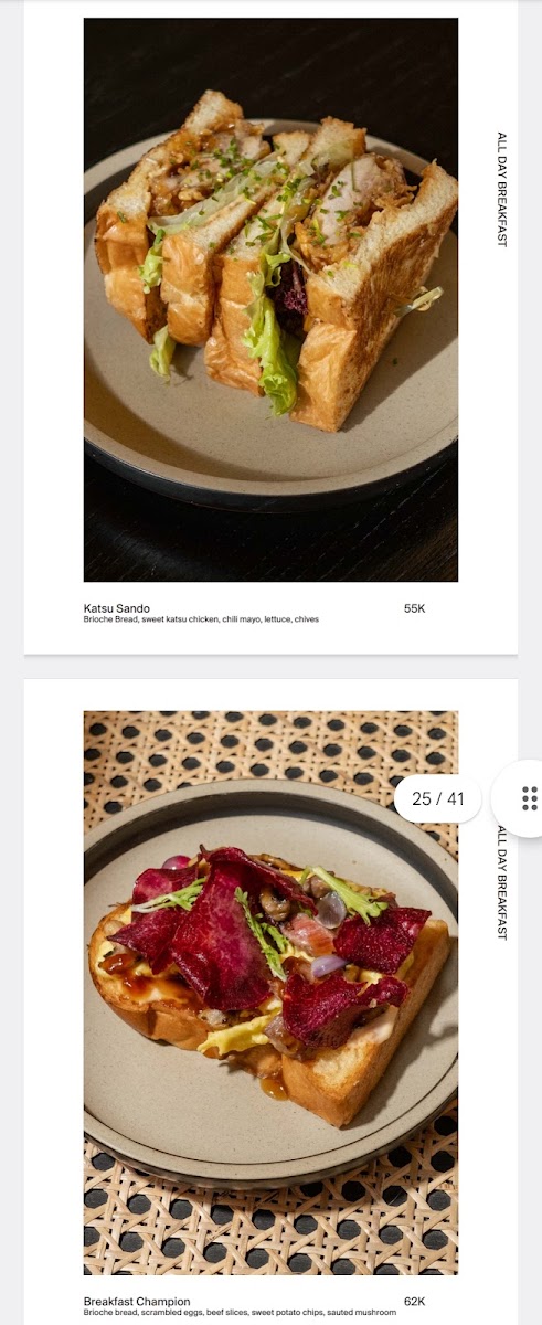 BYASA CAFE Menu 8