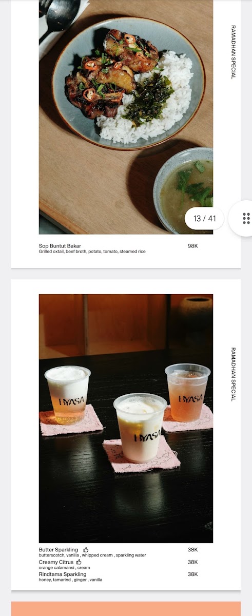 BYASA CAFE Menu 9