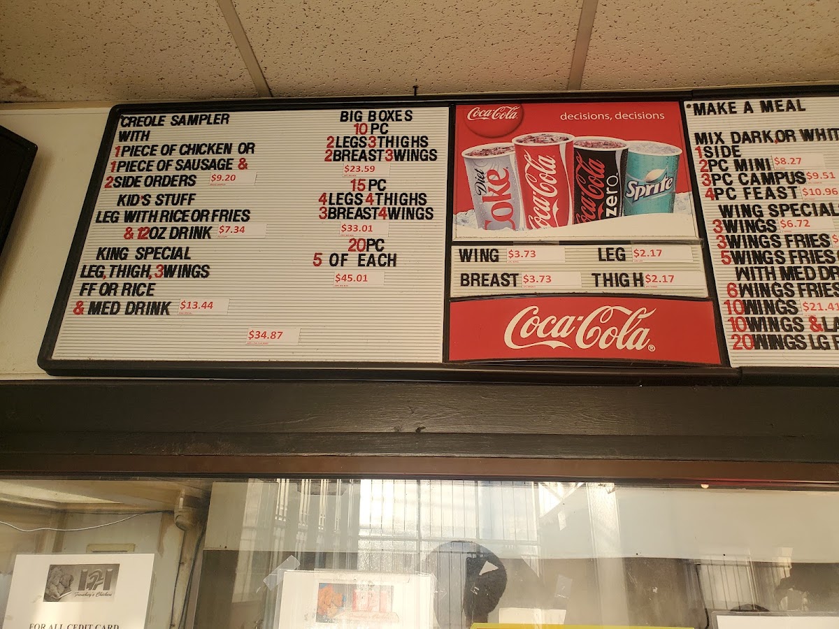 Frenchey's Chicken Menu 6