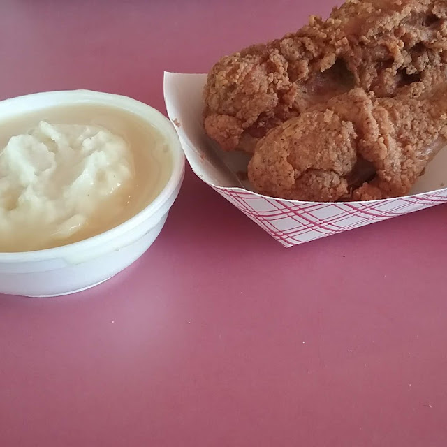 Mashed Potatoes and Fried Chicken
