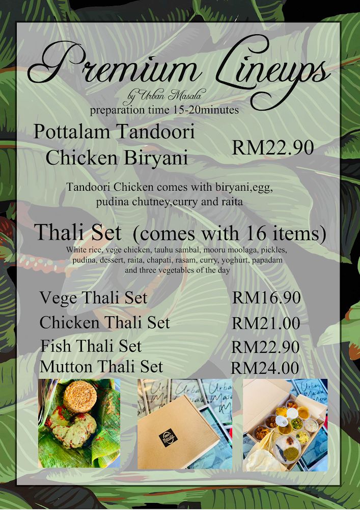 Restaurant Urban Masala Menu 9